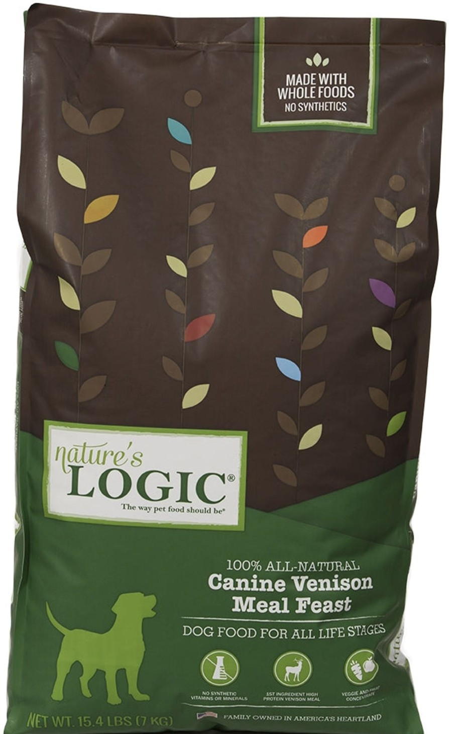 Dog Nature's Logic Dry Food | Nature'S Logic Canine Venison Meal Feast Dry Dog Food