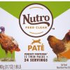 Cat Nutro Wet Food | Nutro Perfect Portions Grain Free Turkey Pate And Chicken Pate Wet Cat Food Tray Variety Pack