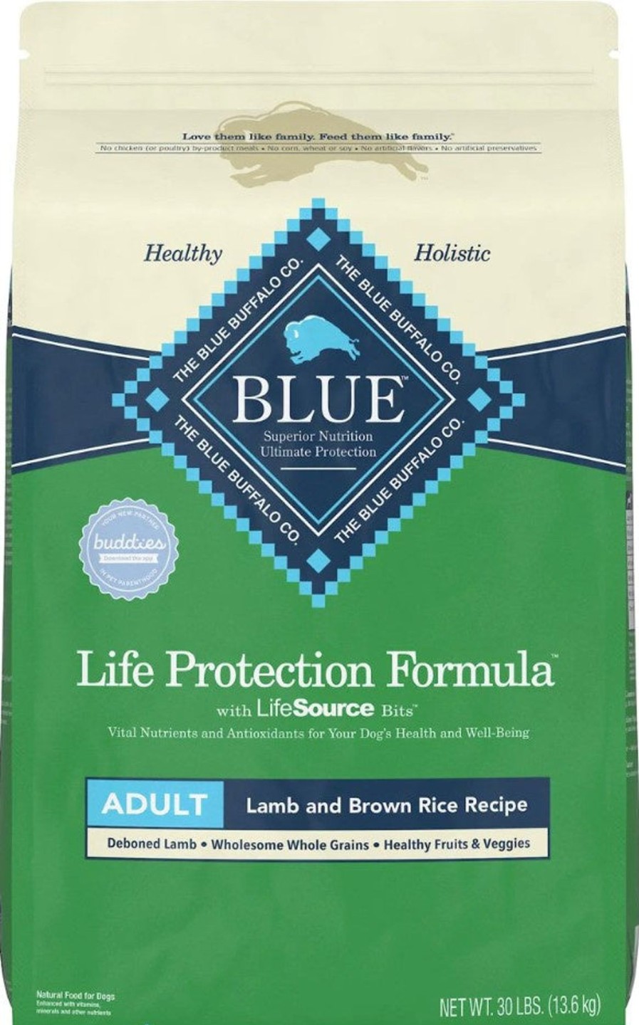 Dog Blue Buffalo | Blue Buffalo Life Protection Formula Adult Lamb & Brown Rice Recipe Dry Dog Food