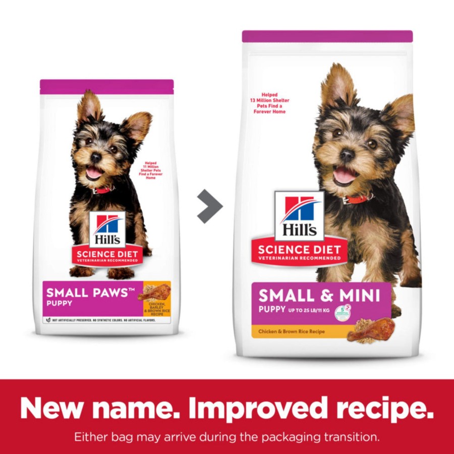 Dog Hill's Science Diet Dry Food | Hill'S Science Diet Puppy Small Paws Chicken Meal, Barley & Brown Rice Recipe Dry Dog Food