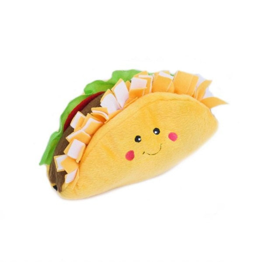 Dog ZippyPaws | Zippypaws Nomnomz Plush Taco Dog Toy