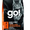 Cat Petcurean Dry Food | Petcurean Go! Grain Free Skin + Coat Care Salmon Recipe Dry Cat Food