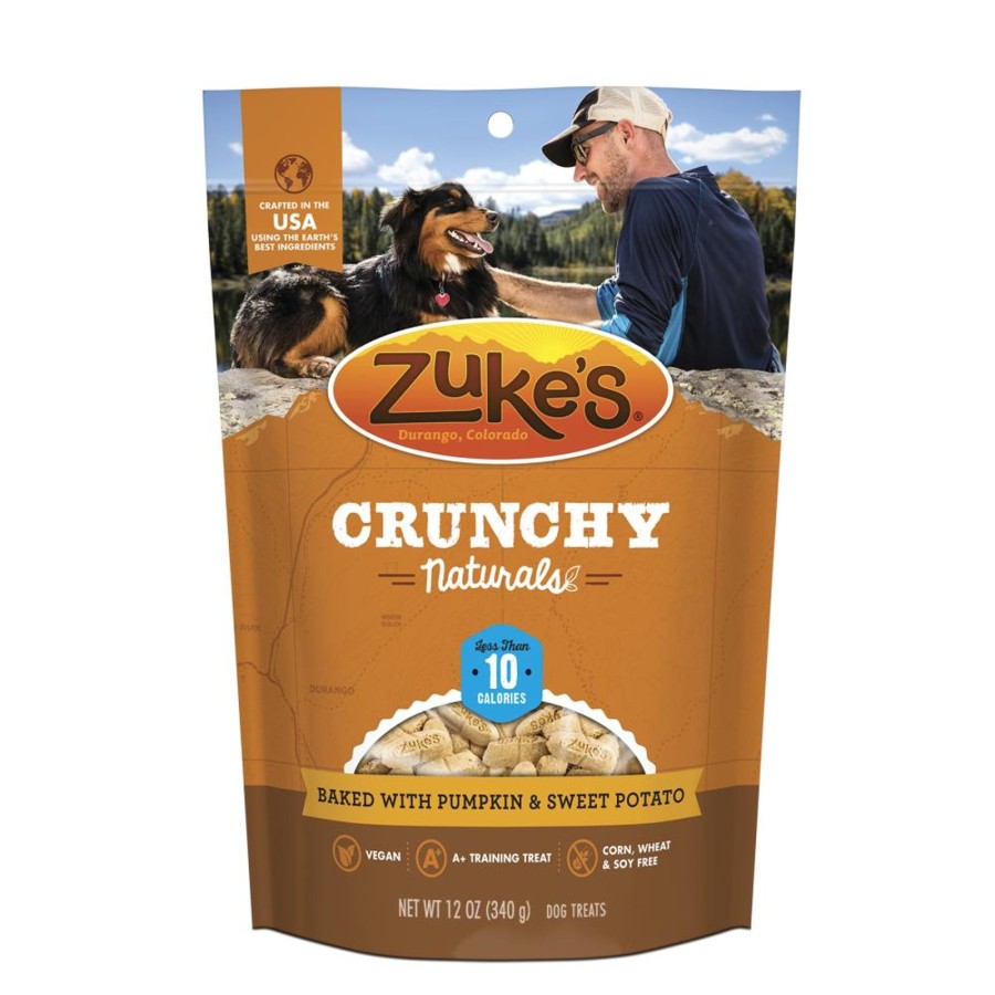 Dog Zukes | Zukes Crunchy Naturals Baked With Pumpkin &Sweet Potato 10S Dog Treats