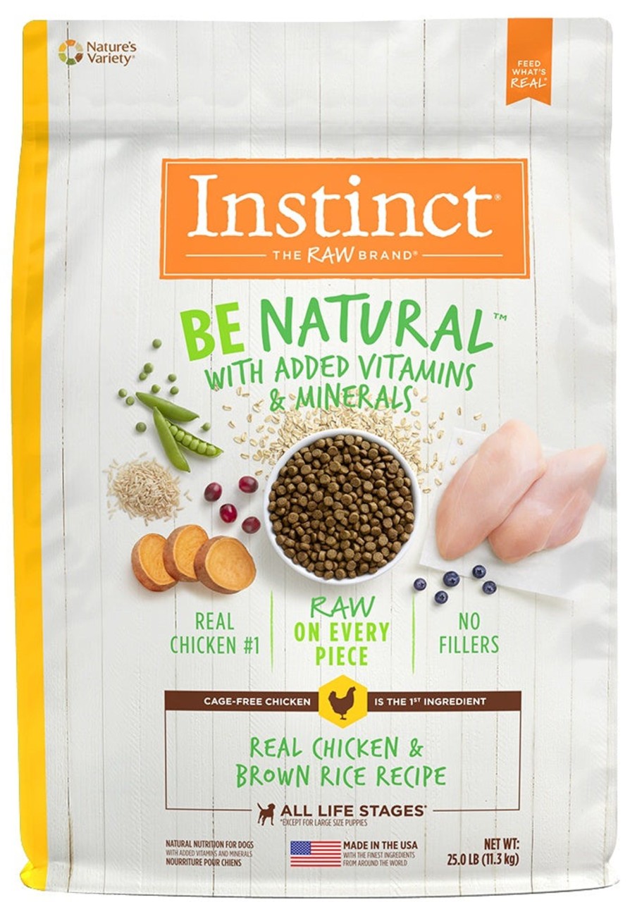 Dog Nature's Variety | Instinct Be Natural Chicken & Brown Rice Recipe Dry Dog Food