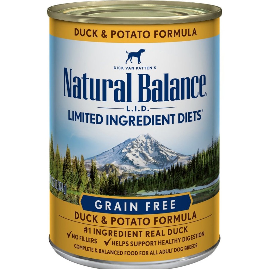 Dog Natural Balance Wet Food | Natural Balance Limited Ingredient Reserve Duck & Potato Recipe Wet Canned Dog Food