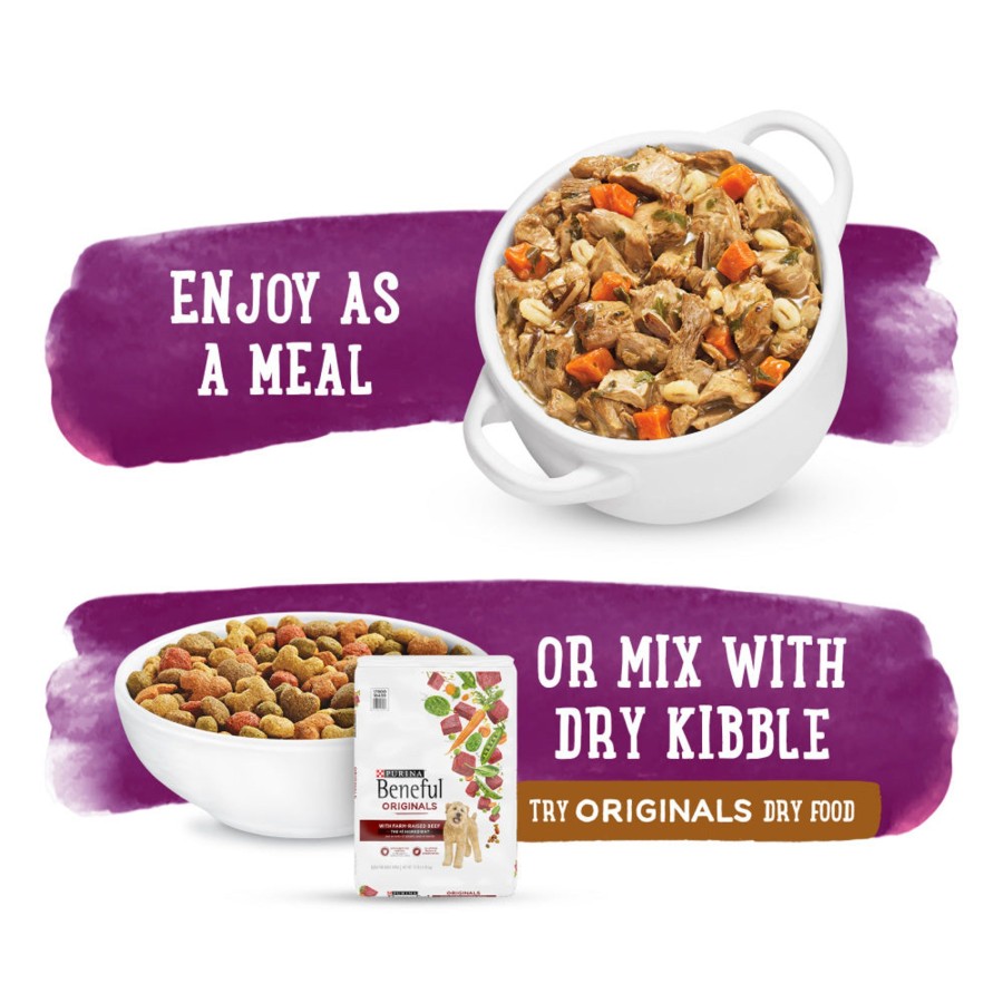 Dog Beneful | Beneful Prepared Meals Simmered Beef Wet Dog Food