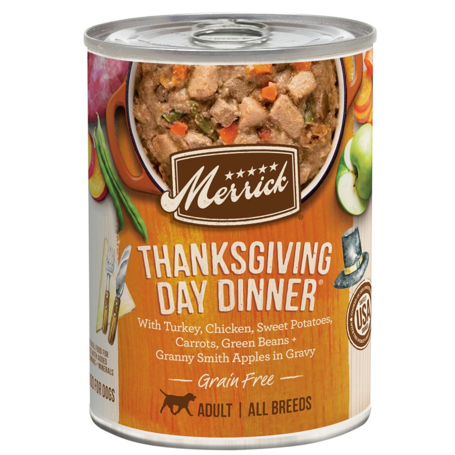 Dog Merrick | Merrick Grain Free Thanksgiving Day Dinner Canned Dog Food