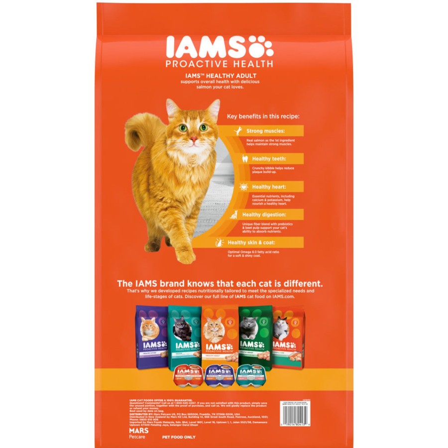 Cat IAMS Dry Food | Iams Proactive Health Original With Salmon And Tuna Dry Cat Food