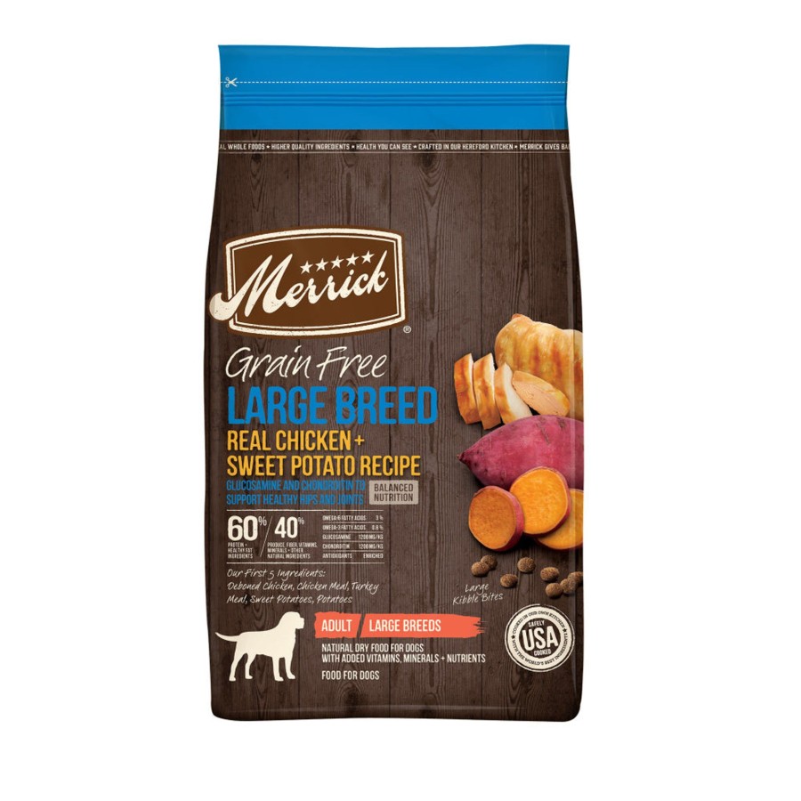 Dog Merrick | Merrick Grain Free Premium Large Breed Dry Dog Food Wholesome And Natural Kibble Chicken And Sweet Potato