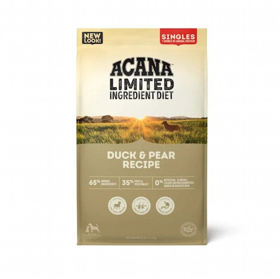 Dog ACANA Dry Food | Acana Singles Limited Ingredient Dry Dog Food Duck & Pear Recipe