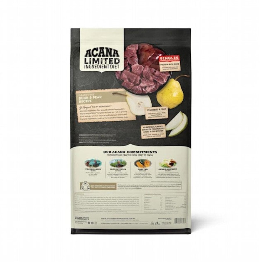 Dog ACANA Dry Food | Acana Singles Limited Ingredient Dry Dog Food Duck & Pear Recipe