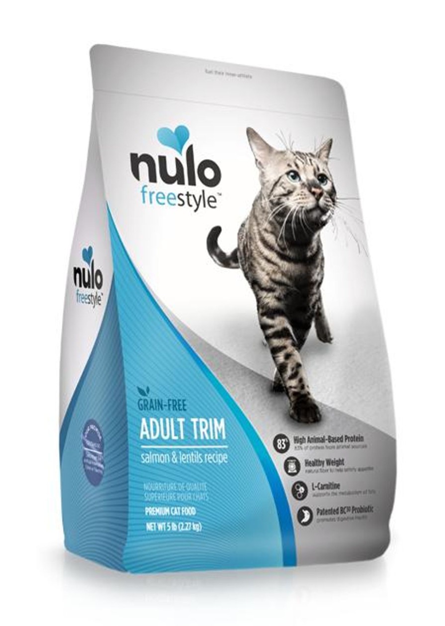 Cat Nulo Dry Food | Nulo Freestyle Adult Trim Grain Free Salmon And Lentils Dry Cat Food