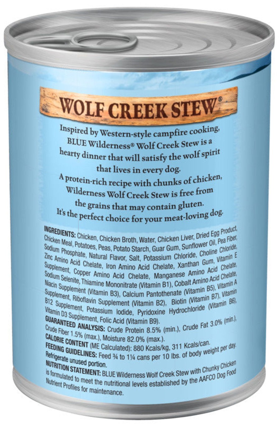 Dog Blue Buffalo Wet Food | Blue Buffalo Wilderness Wolf Creek Stew Grain-Free Chunky Chicken Stew Adult Canned Dog Food