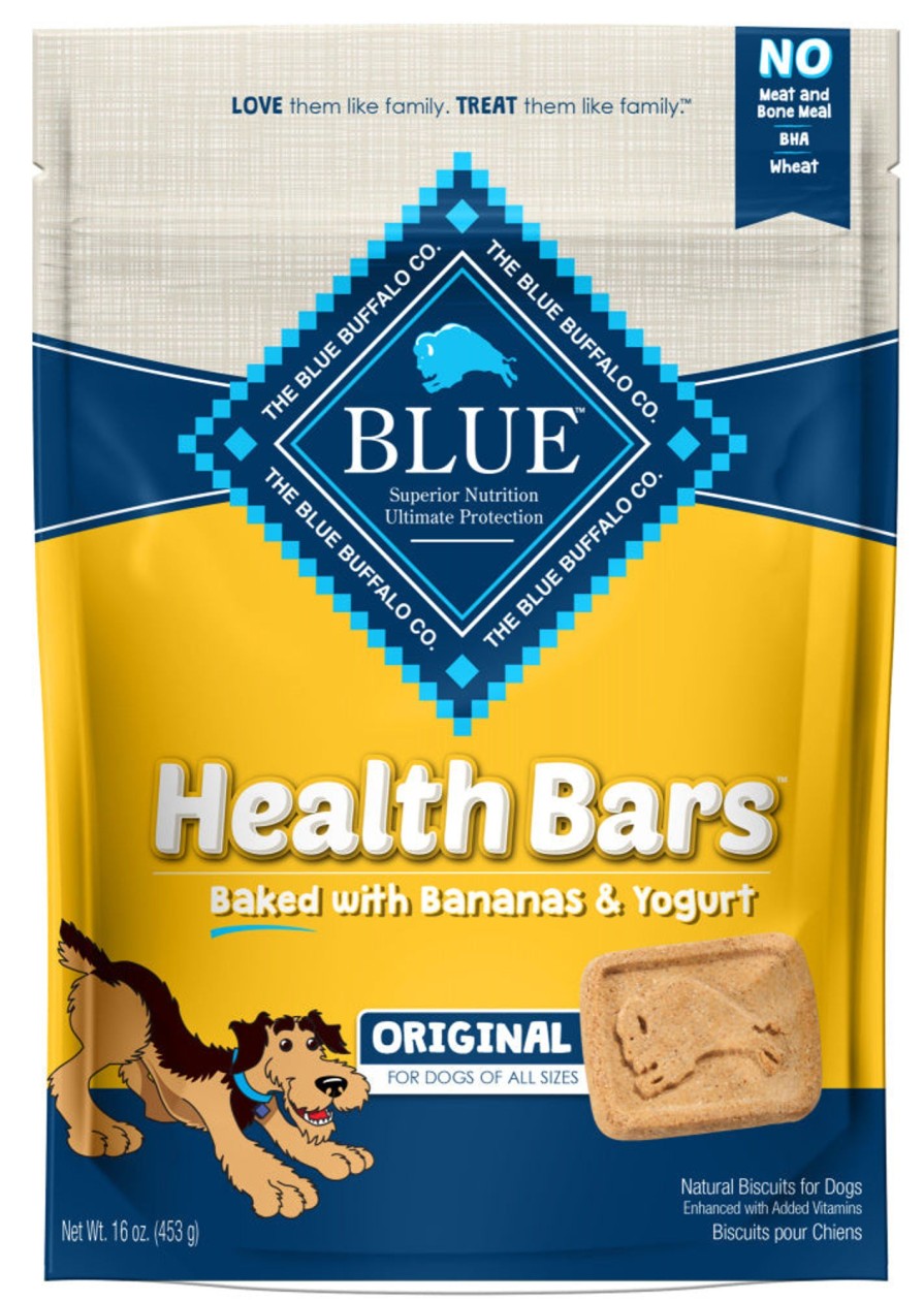 Dog Blue Buffalo | Blue Health Bars Baked With Banana & Yogurt Dog Treats