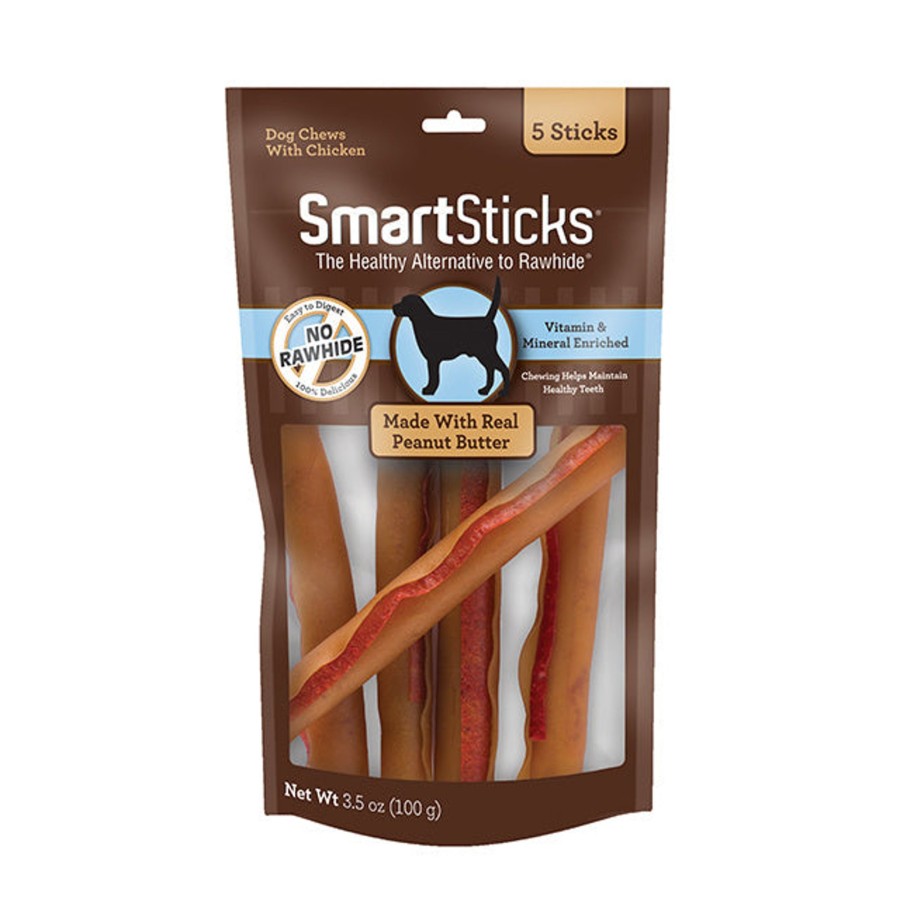 Dog SmartBones | Smartbones Smartsticks Peanut Butter Chews Dog Treats