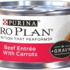 Cat Purina Pro Plan Wet Food | Purina Pro Plan Savor Adult Beef Entree In Gravy With Carrots Canned Cat Food