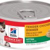 Cat Hill's Science Diet Wet Food | Hill'S Science Diet Kitten Tender Chicken Dinner Canned Cat Food