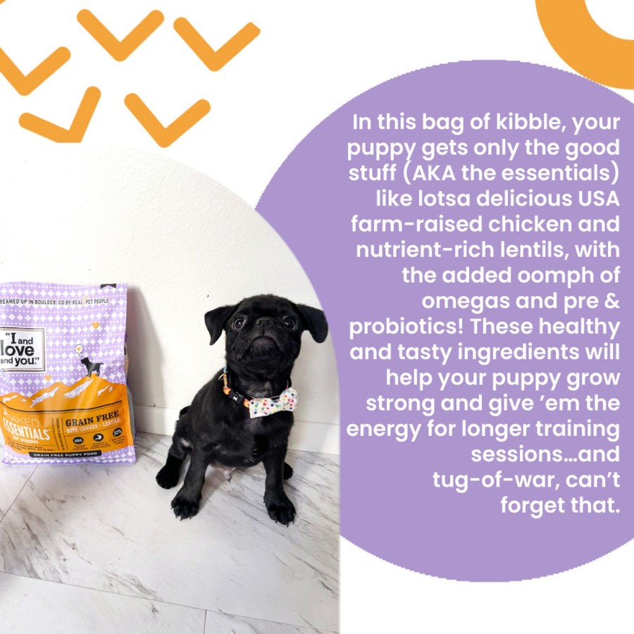 Dog I and Love and You Dry Food | I And Love And You Naked Essentials Grain Free Puppy Recipe Dry Dog Food