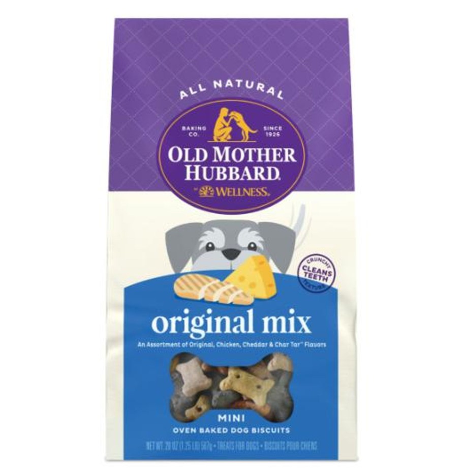 Dog Old Mother Hubbard | Old Mother Hubbard Crunchy Classic Natural Original Assortment Mini Biscuits Dog Treats