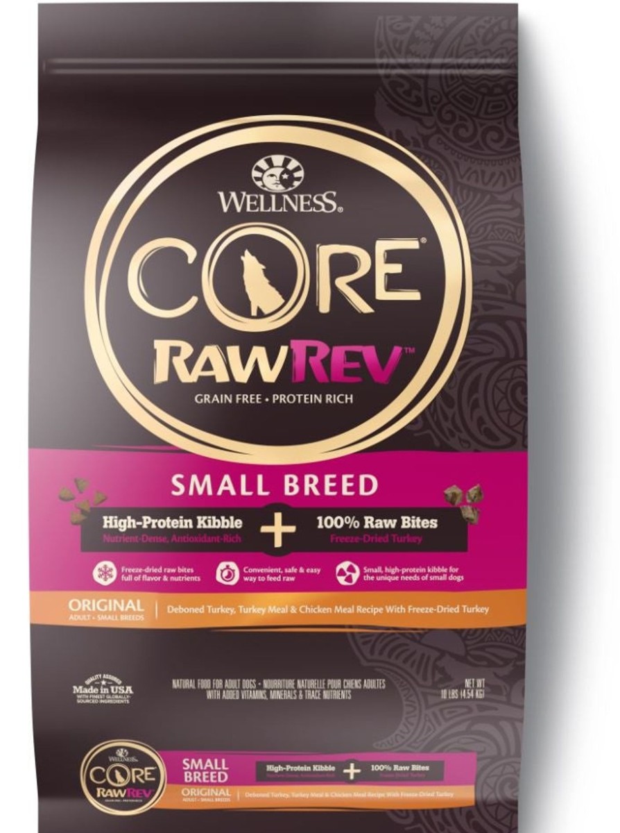 Dog Wellness | Wellness Core Rawrev Natural Small Breed Grain Free Original Turkey & Chicken With Freeze Dried Turkey Dry Dog Food