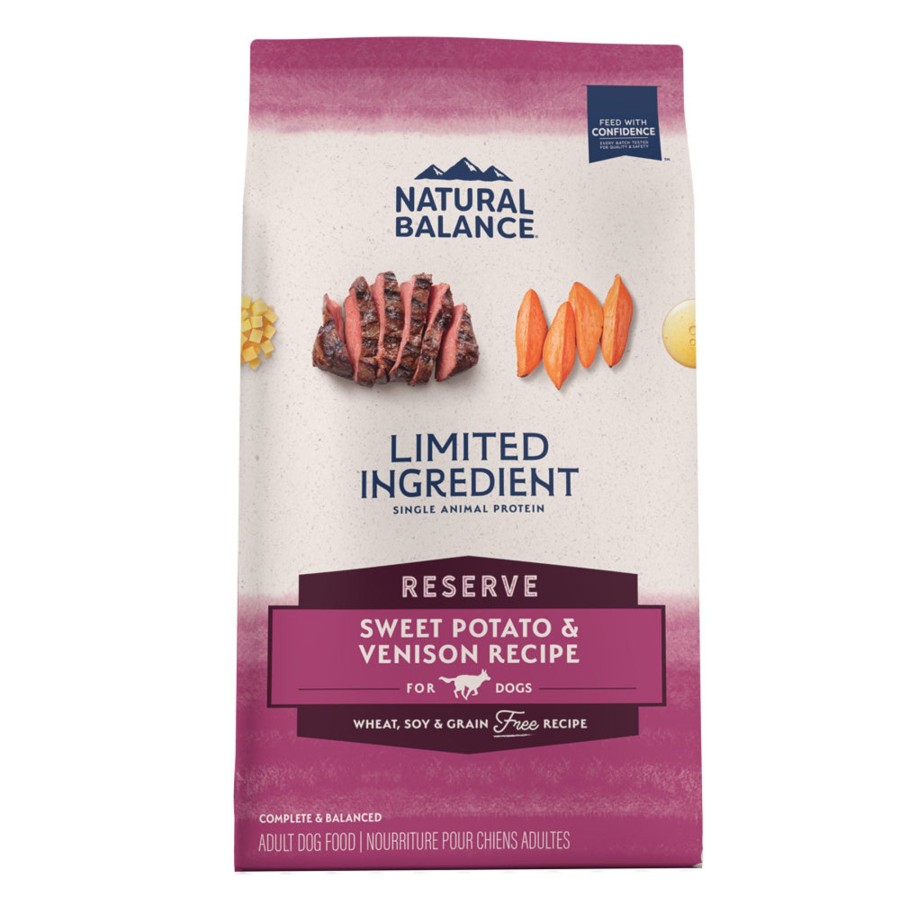 Dog Natural Balance | Natural Balance Limited Ingredient Reserve Grain Free Sweet Potato & Venison Recipe Dry Dog Food