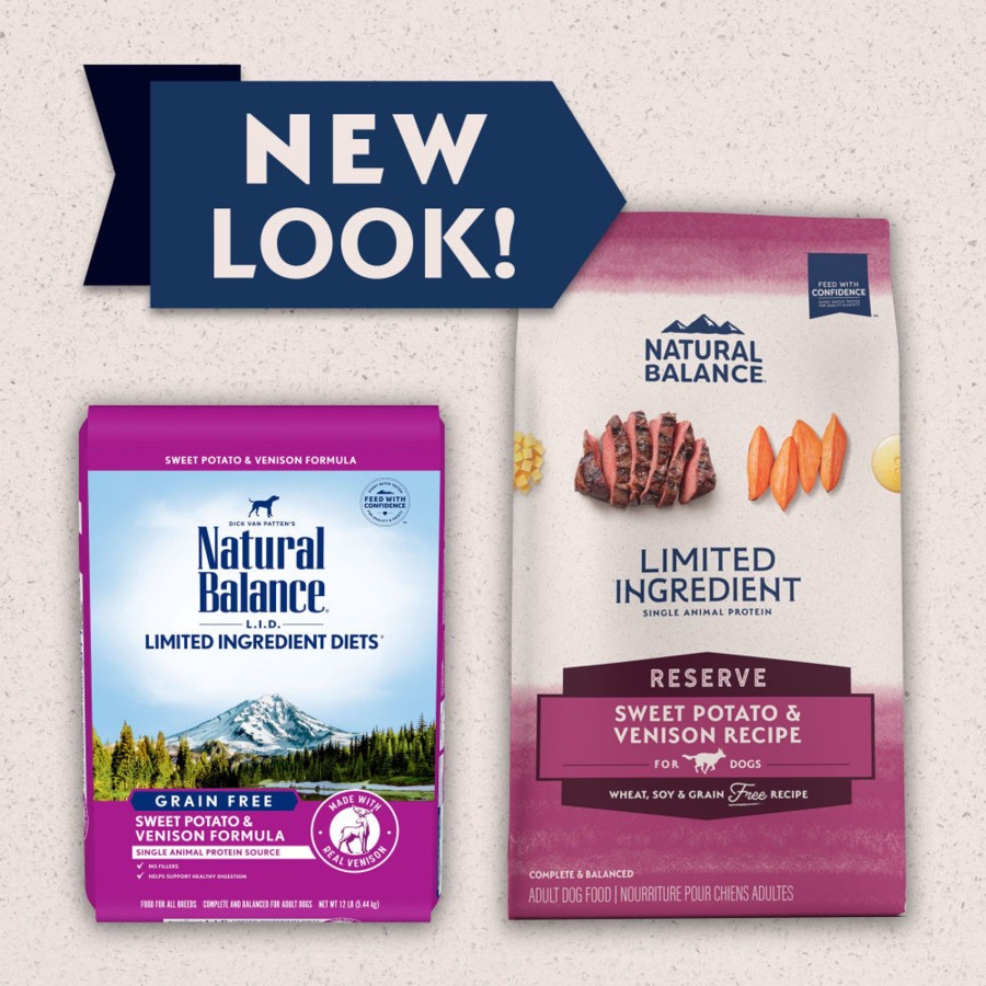 Dog Natural Balance | Natural Balance Limited Ingredient Reserve Grain Free Sweet Potato & Venison Recipe Dry Dog Food