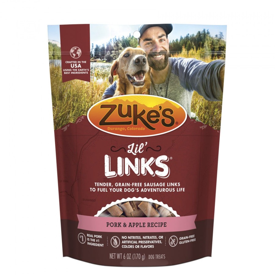 Dog Zukes | Zukes Lil' Links Grain Free Pork And Apple Recipe For Dogs