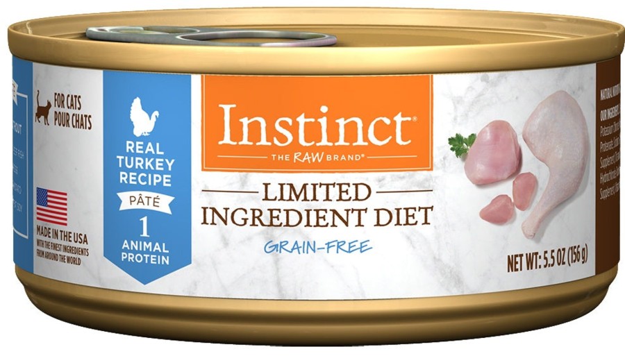 Cat Nature's Variety Wet Food | Instinct Grain Free Lid Turkey Canned Cat Food