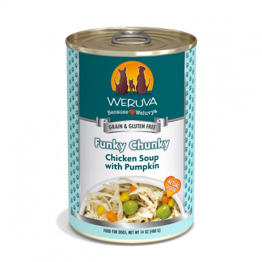 Dog Weruva Wet Food | Weruva Funky Chunky Chicken Soup With Pumpkin Canned Dog Food