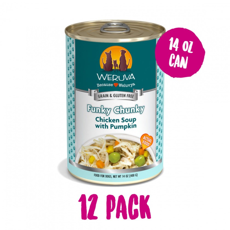 Dog Weruva Wet Food | Weruva Funky Chunky Chicken Soup With Pumpkin Canned Dog Food