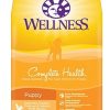 Dog Wellness Dry Food | Wellness Complete Health Natural Puppy Chicken, Oatmeal And Salmon Dry Dog Food