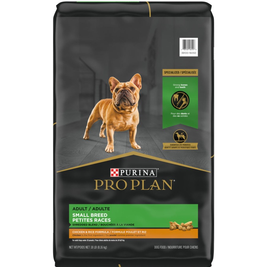 Dog Purina Pro Plan | Purina Pro Plan Adult Shredded Blend Small Breed Chicken & Rice Formula Dry Dog Food