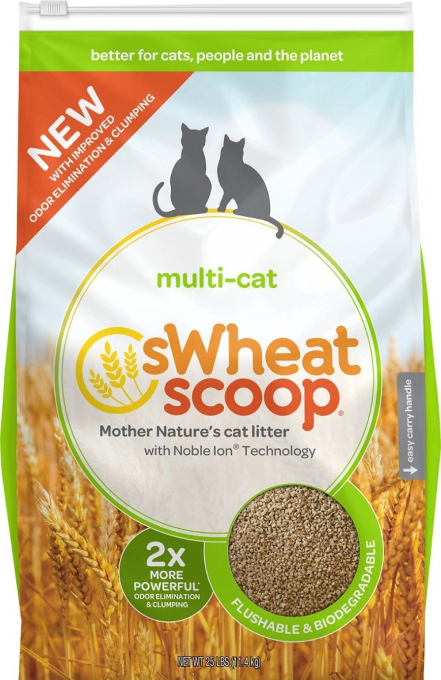 Cat sWheat Scoop | Swheat Scoop Fast Clumping Natural Multi Cat Litter