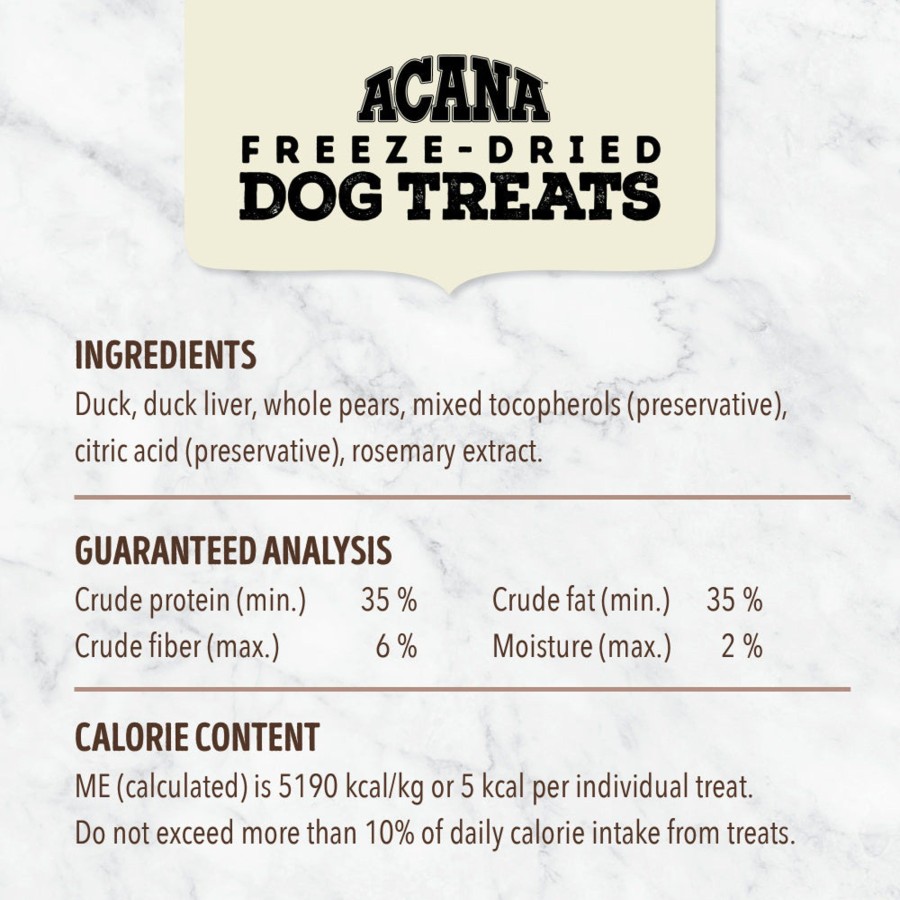 Dog ACANA | Acana Singles Grain Free Limited Ingredient Diet Duck & Pear Formula Dog Treats