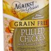 Dog Against the Grain | Against The Grain Pulled Chicken In Gravy Canned Dog Food