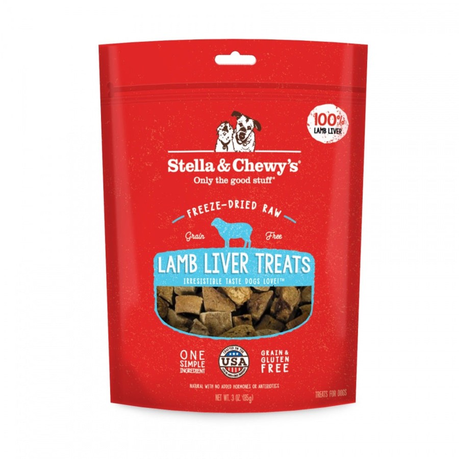 Dog Stella u0026 Chewy's | Stella & Chewy'S Freeze-Dried Raw Lamb Liver Dog Treats