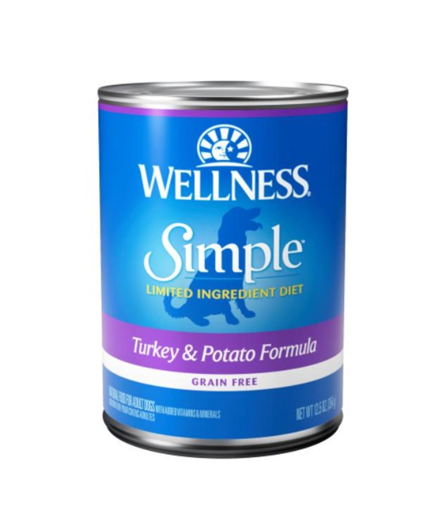 Dog Wellness Wet Food | Wellness Simple Natural Limited Ingredient Diet Turkey And Potato Recipe Wet Canned Dog Food