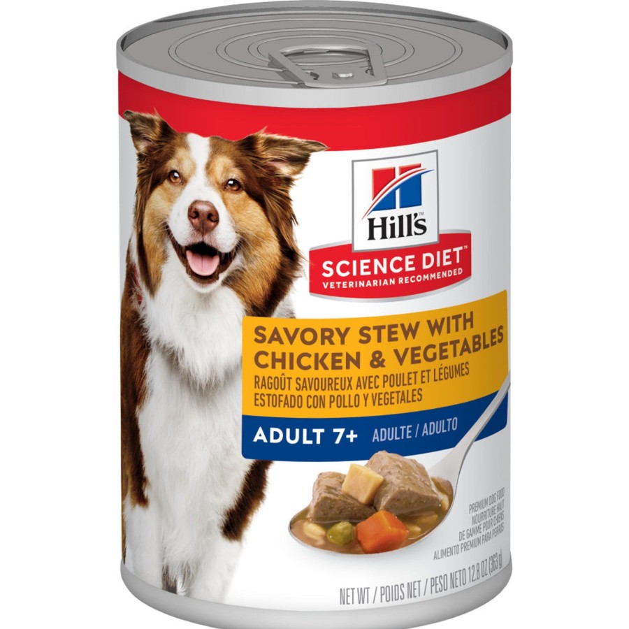 Dog Hill's Science Diet Wet Food | Hill'S Science Diet Adult 7+ Savory Stew With Chicken & Vegetables Canned Dog Food