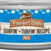 Cat Merrick Wet Food | Merrick Purrfect Bistro Surfin & Turfin Pate Grain Free Canned Cat Food