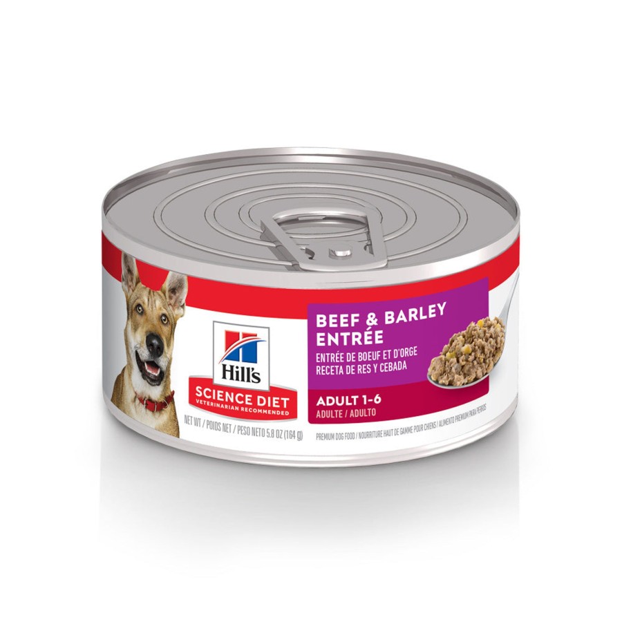 Dog Hill's Science Diet Wet Food | Hill'S Science Diet Adult Beef & Barley Entree Canned Dog Food