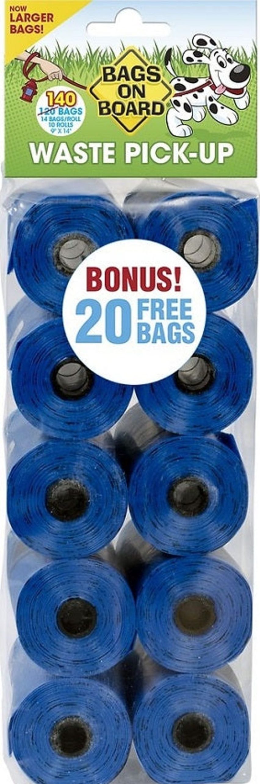 Dog Bags on Board | Bags On Board Blue Waste Bags Refill Pack