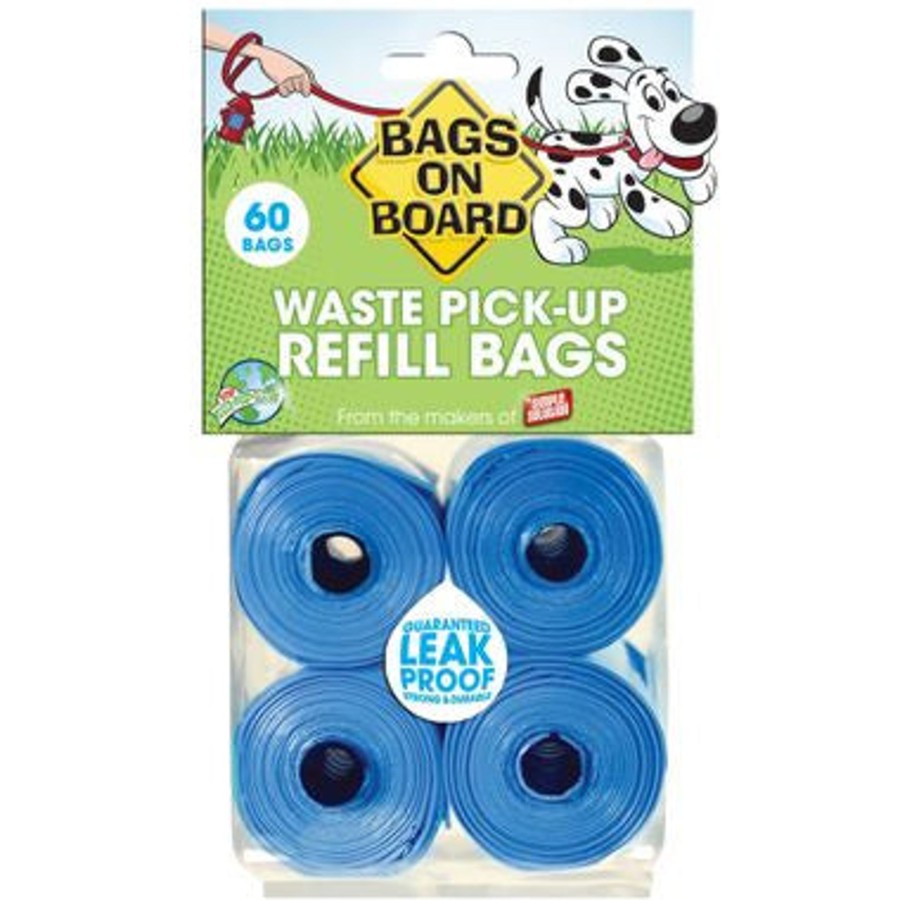 Dog Bags on Board | Bags On Board Blue Waste Bags Refill Pack