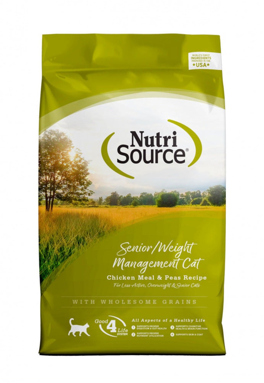 Cat NutriSource Dry Food | Nutrisource Senior Weight Management Chicken & Rice Dry Cat Food