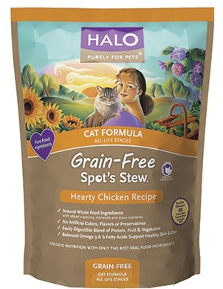 Cat Halo Dry Food | Halo Spot'S Stew Grain Free Hearty Chicken Cat Formula Dry Food