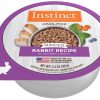 Cat Nature's Variety Wet Food | Instinct Adult Grain Free Minced Recipe With Real Rabbit Natural Cat Food Cups