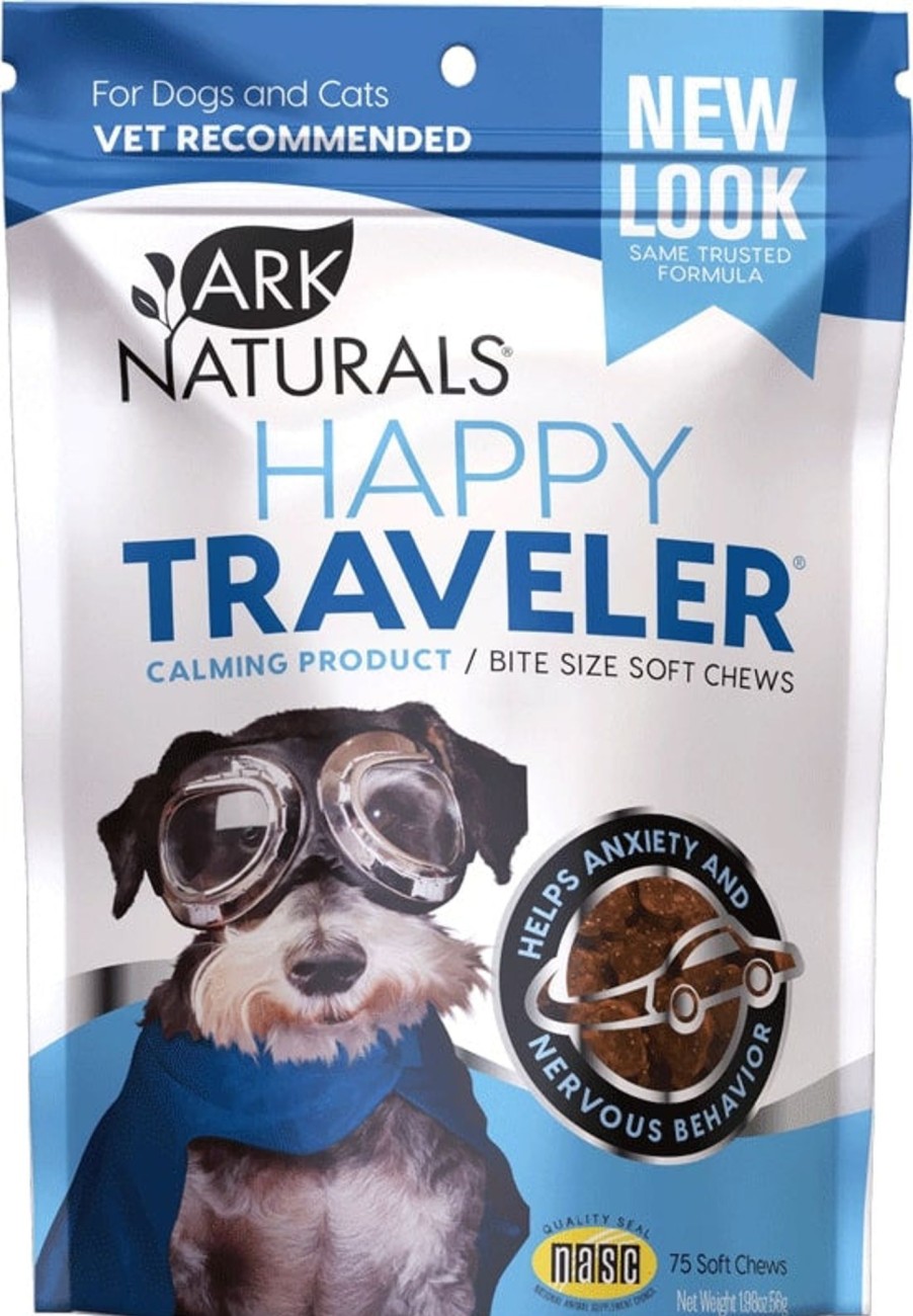 Dog Ark Naturals | Ark Naturals Happy Traveler Soft Chews For Dogs & Cats