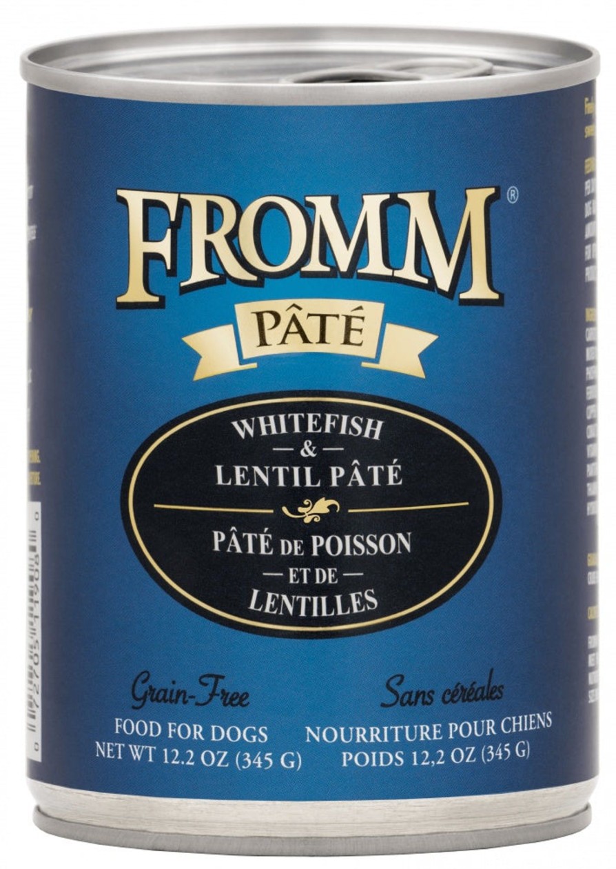 Dog Fromm Wet Food | Fromm Whitefish & Lentil Pate Grain Free Canned Dog Food