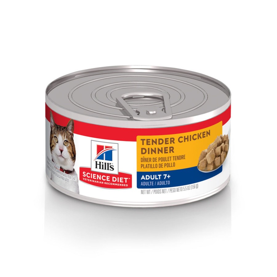 Cat Hill's Science Diet Wet Food | Hill'S Science Diet Senior 7+ Tender Chicken Canned Cat Food