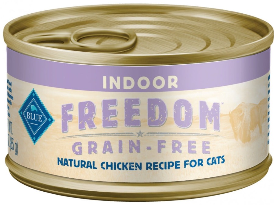 Cat Blue Buffalo Wet Food | Blue Buffalo Freedom Grain-Free Adult Indoor Chicken Recipe Canned Cat Food