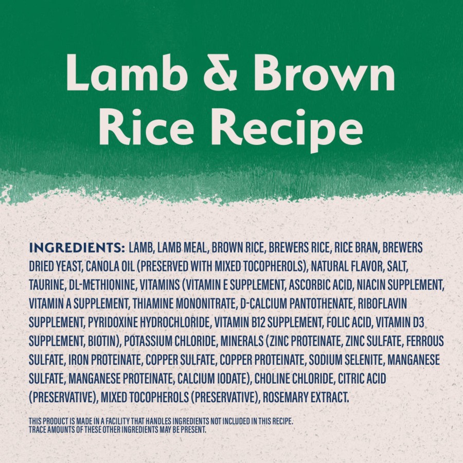 Dog Natural Balance Dry Food | Natural Balance Limited Ingredient Lamb & Brown Rice Recipe Dry Dog Food